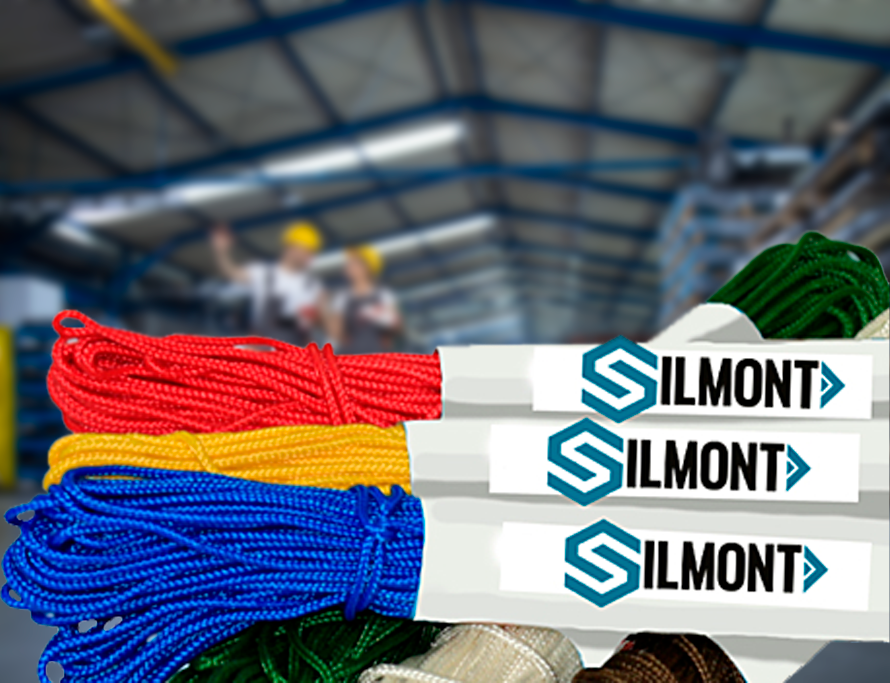 Farebná pletená konštrukčná šnúra